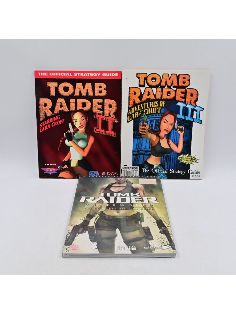 Tomb Raider II, III, & Underworld Strategy Guide Bundle